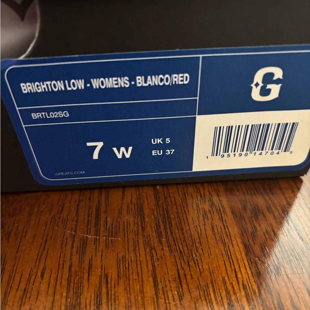 Greats Women’s Tan and Red Sneakers - Picture 5 of 5